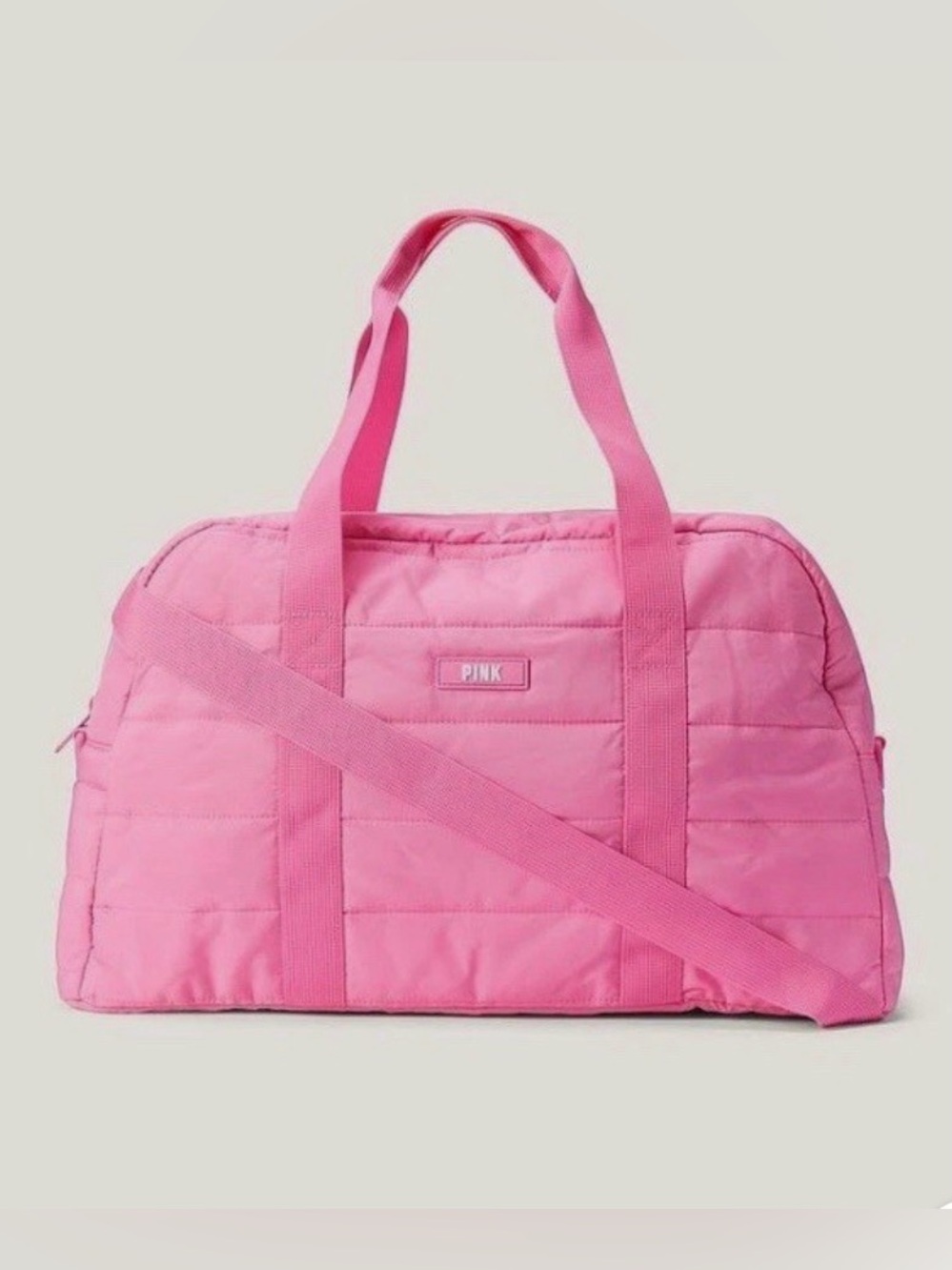 Victoria's Secret PINK Quilted Weekender Duffle Bag NWOT